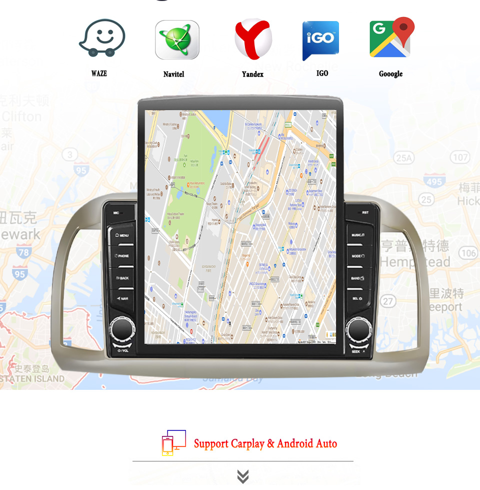 Tablet Danish Mobile & Accessories - 8G+128G Android 14 dla Nissan March