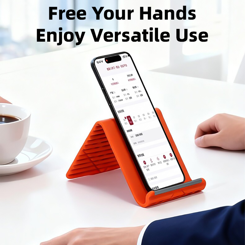 Laptop Tablet Accessories - Elastyczny silikonowy składany uchwyt na telefon