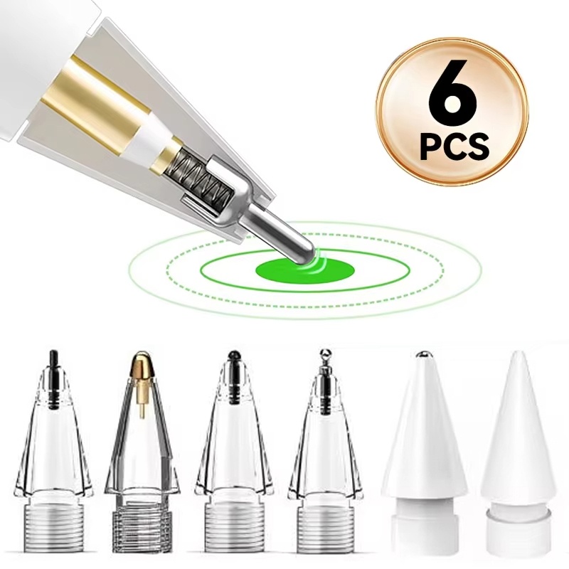 Tablet Stylus Accessories - 6 szt. Zamienne Końcówki do Apple