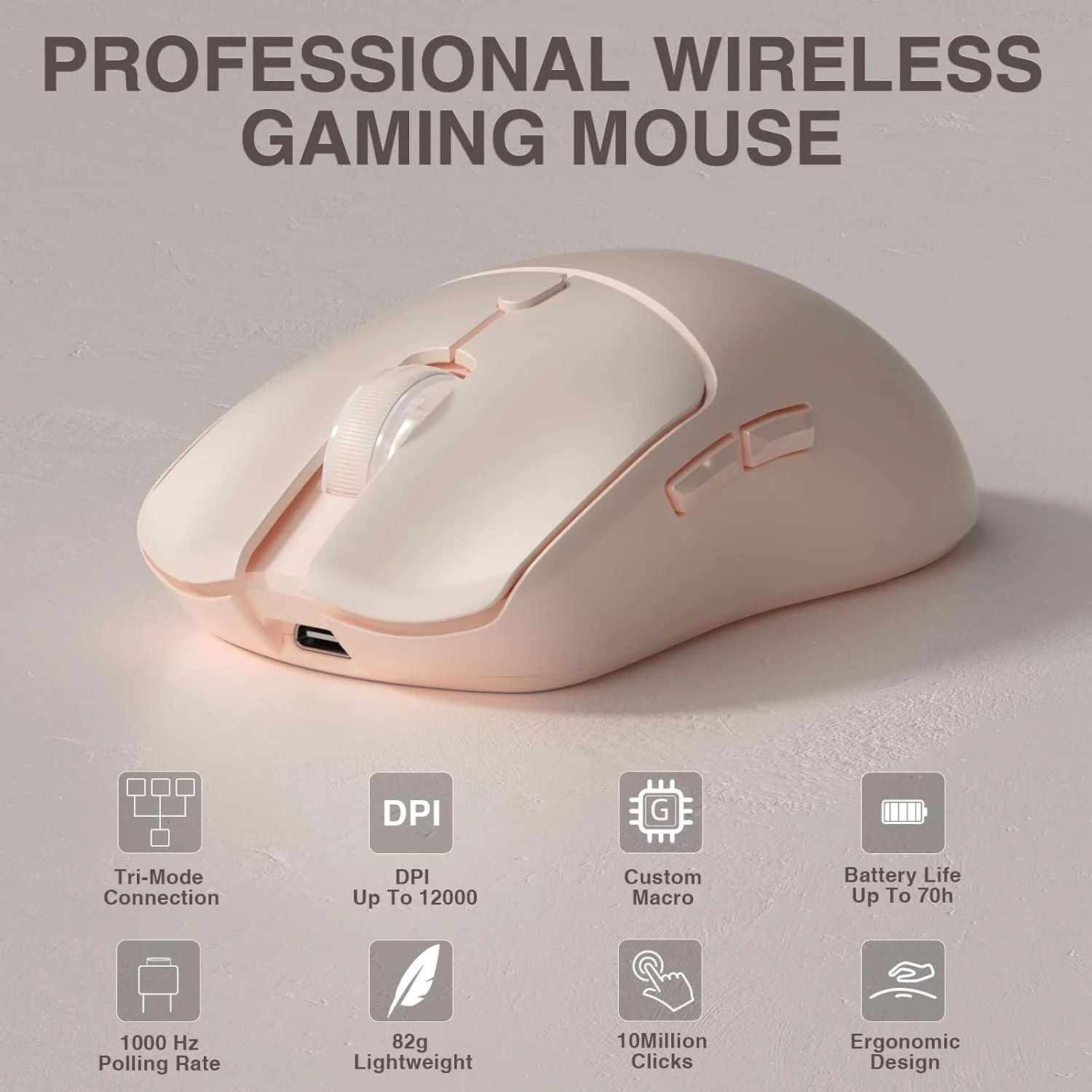 Laptop Tablet Accessories - AULA SC580X Bezprzewodowa mysz gamingowa z