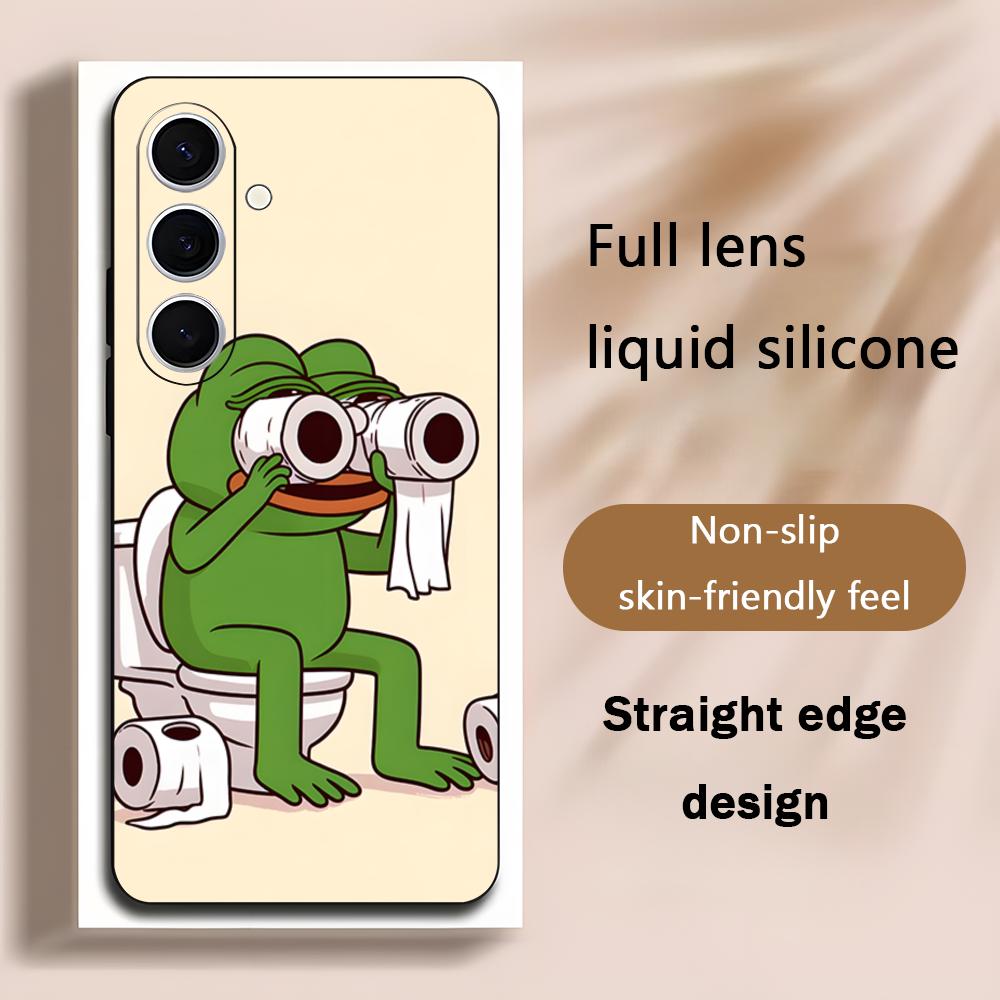 Samsung Galaxy S24 - Smutny Żabka Pepe Rysunek Fajne Etui