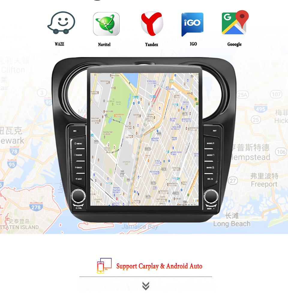 Tablet Danish Mobile & Accessories - 8G+128G Android 14 Radio Samochodowe do