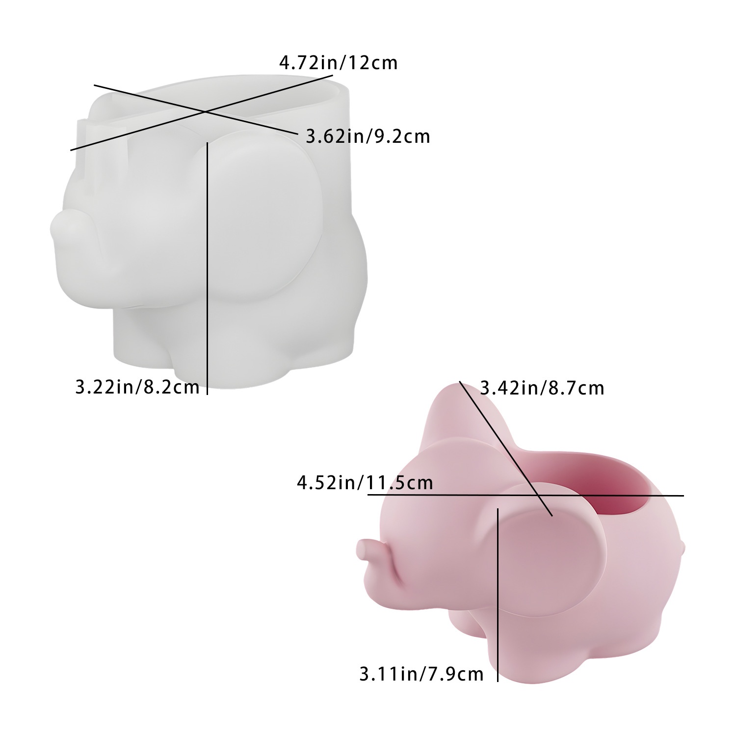Case With Pencil Holder - Forma silikonowa DIY do żywicy w