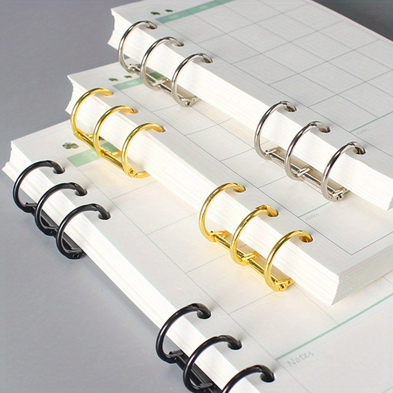 Laptop Tablet Accessories - 10 szt. Metalowe kółka do segregatora,