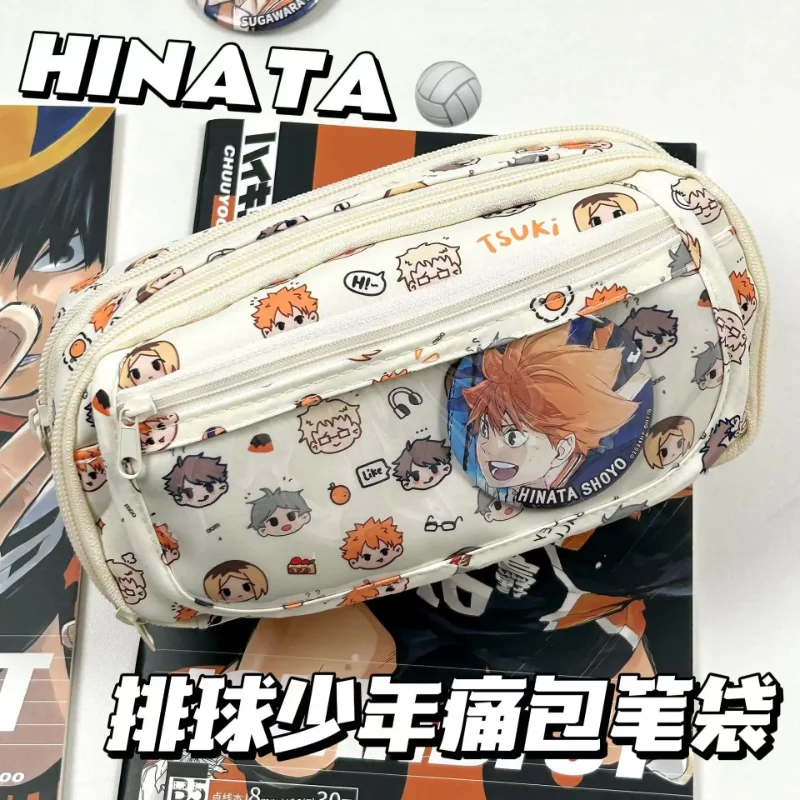 Case With Pencil Holder - Anime Haikyuu!! Piórnik Kawaii w kształcie
