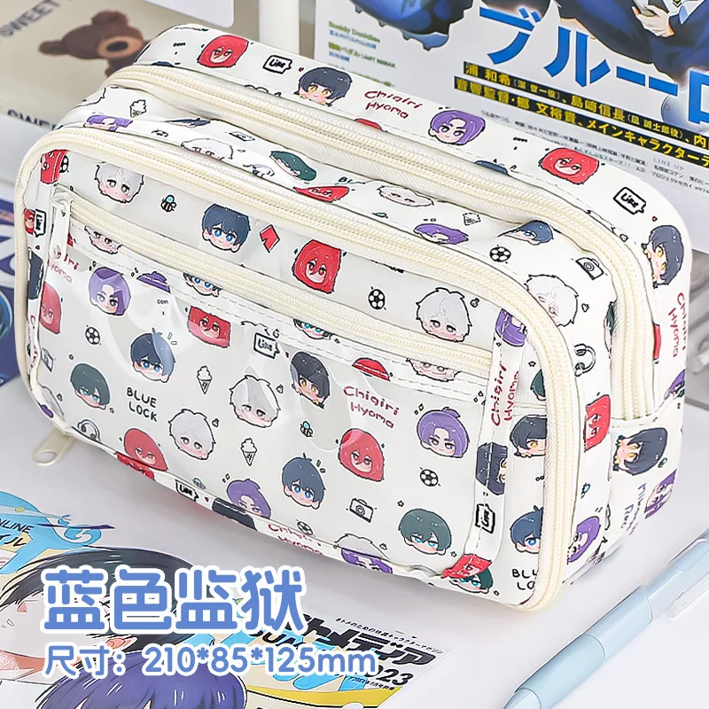 Case With Pencil Holder - Anime Blue Lock Itabag Piórnik z