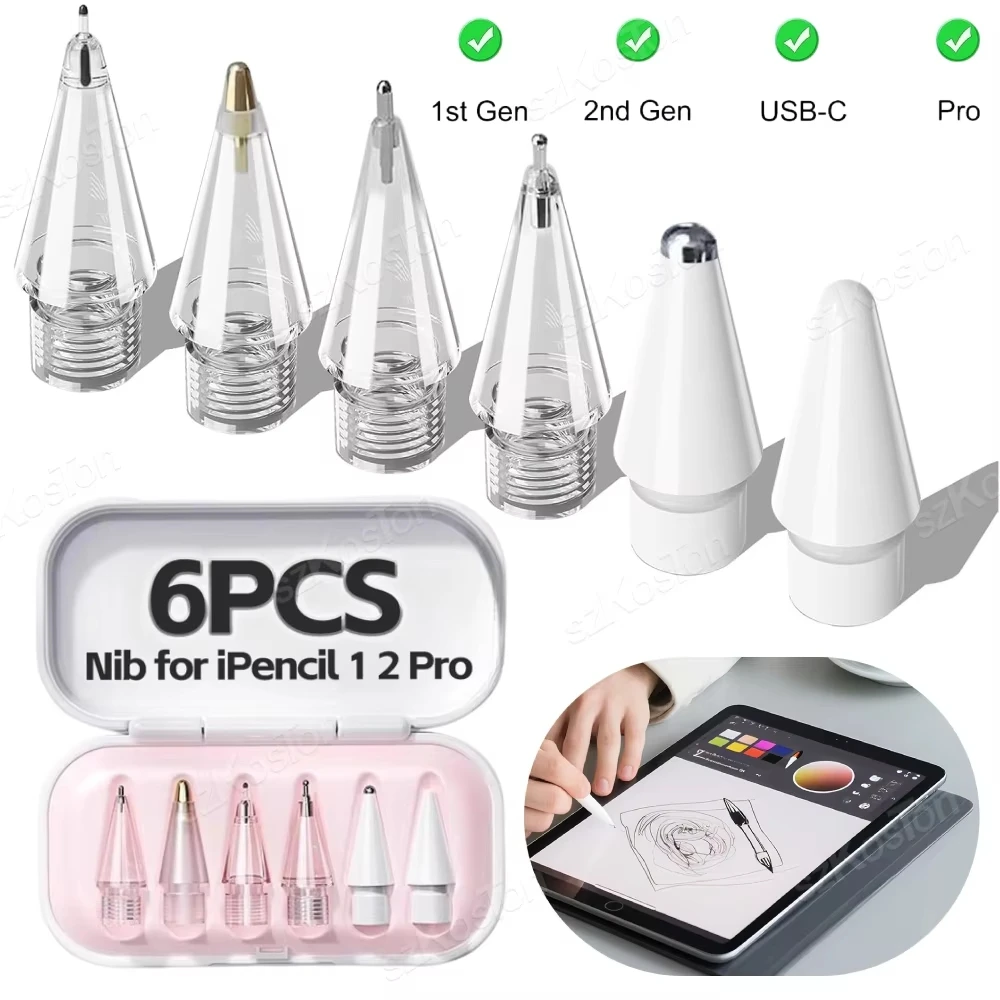 Wymienne końcówki do Apple Pen – Tablet Stylus Accessories recenzja i cena
