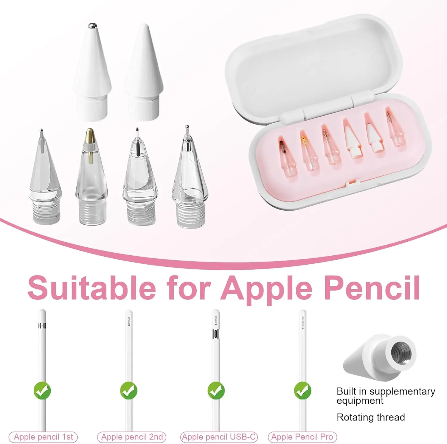 Wymienne końcówki do Apple Pen – Tablet Stylus Accessories recenzja i cena