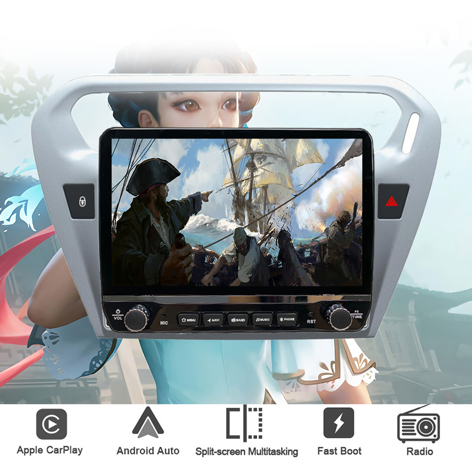 Android 14 Samochodowy Tablet  – Tablet Danish Mobile & Accessories recenzja i cena