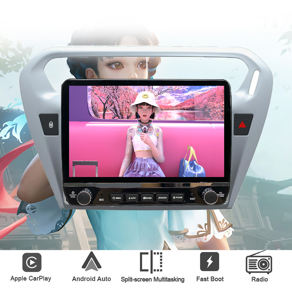 Android 14 Samochodowy Tablet  – Tablet Danish Mobile & Accessories recenzja i cena