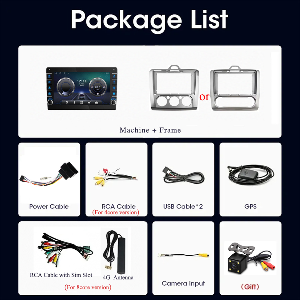 8G+128G Android 14 dla Ford Fo – Tablet Danish Mobile & Accessories recenzja i cena