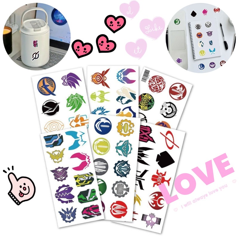 60 arkuszy naklejek z logo Kam – Laptop Tablet Accessories recenzja i cena
